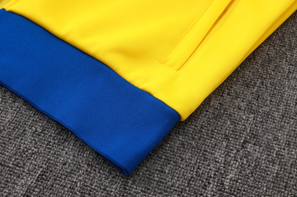 2026 Brazil Yellow Jacket Training Suit Set