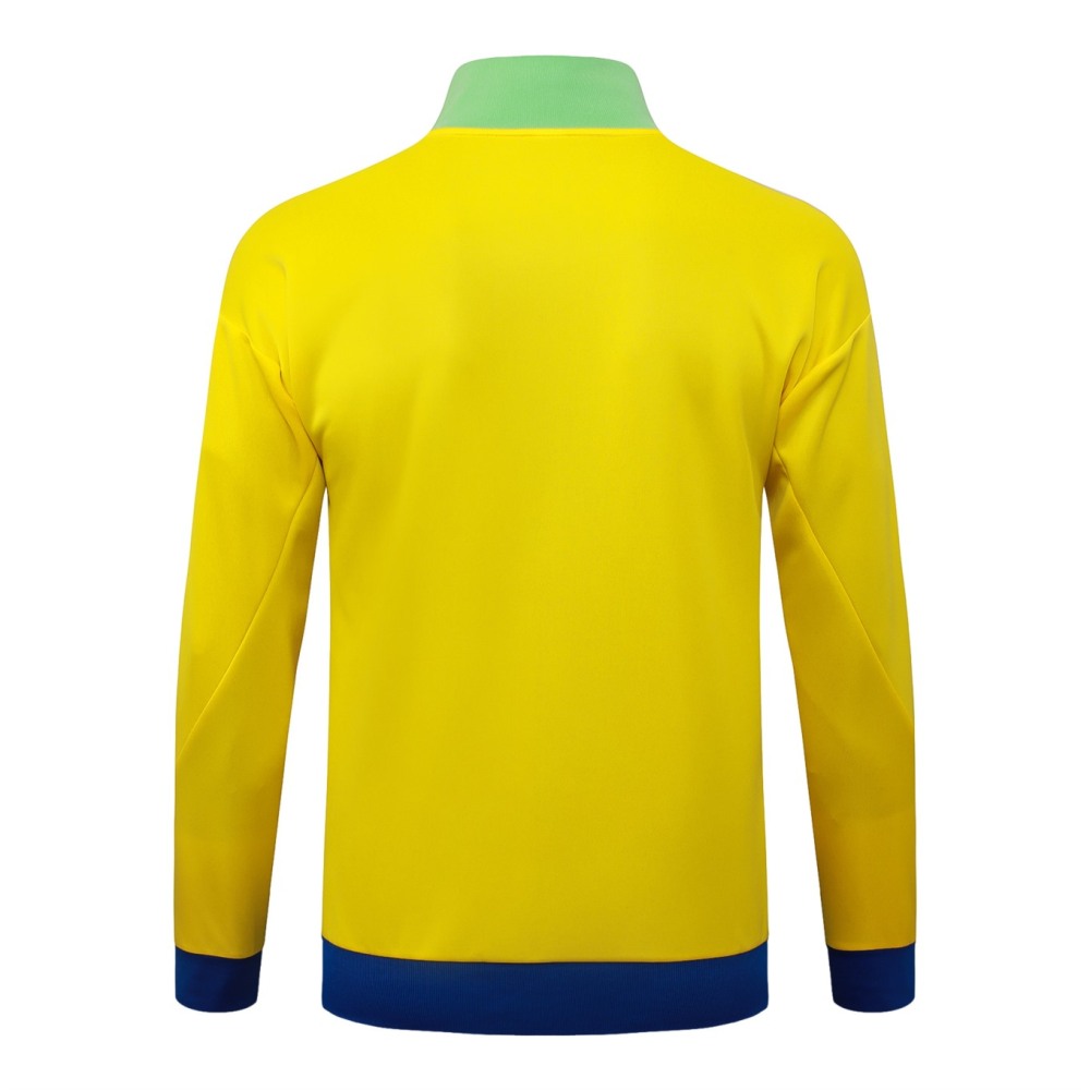 2026 Brazil Yellow Jacket Training Suit Set