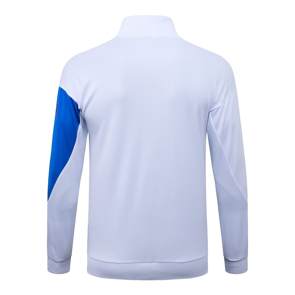 2026 Paris White Jacket Training Suit Set