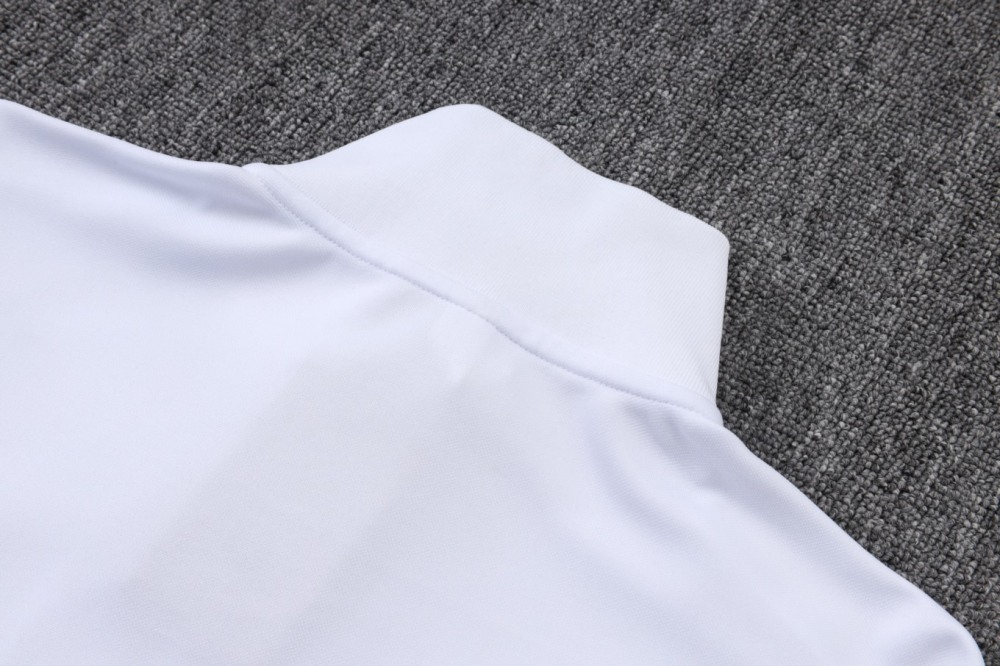 2026 Paris White Jacket Training Suit Set