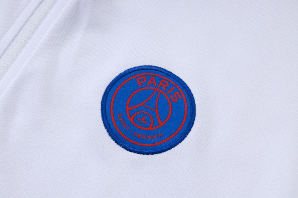 2026 Paris White Jacket Training Suit Set