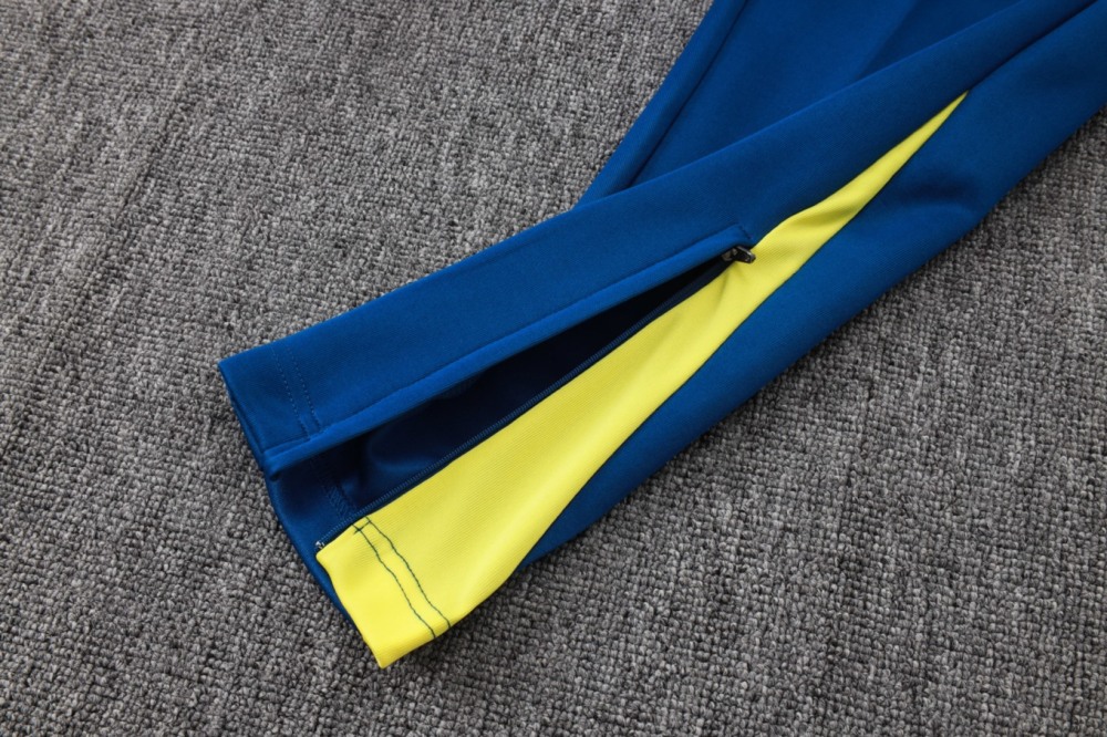 2026 Barcelona Blue Jacket Training Suit Set
