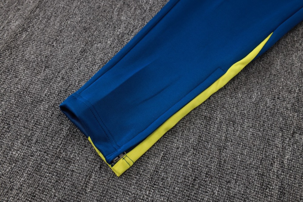 2026 Barcelona Blue Jacket Training Suit Set