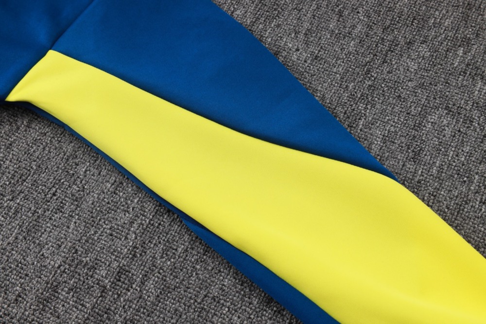 2026 Barcelona Blue Jacket Training Suit Set