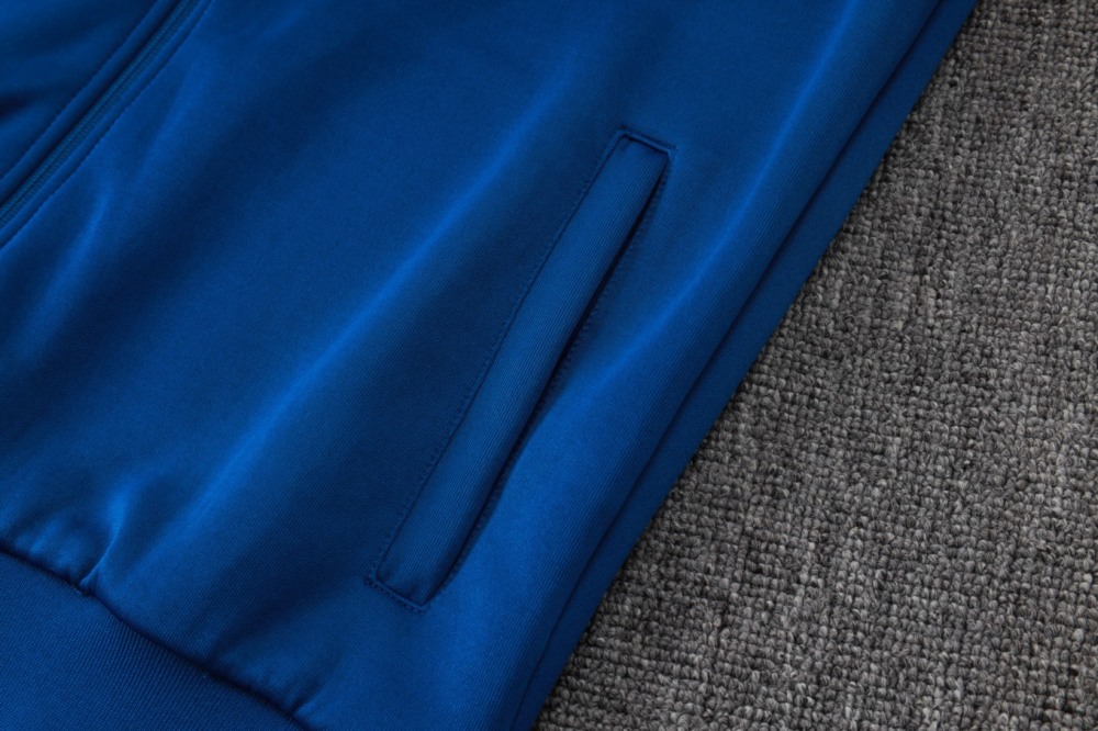 2026 Barcelona Blue Jacket Training Suit Set