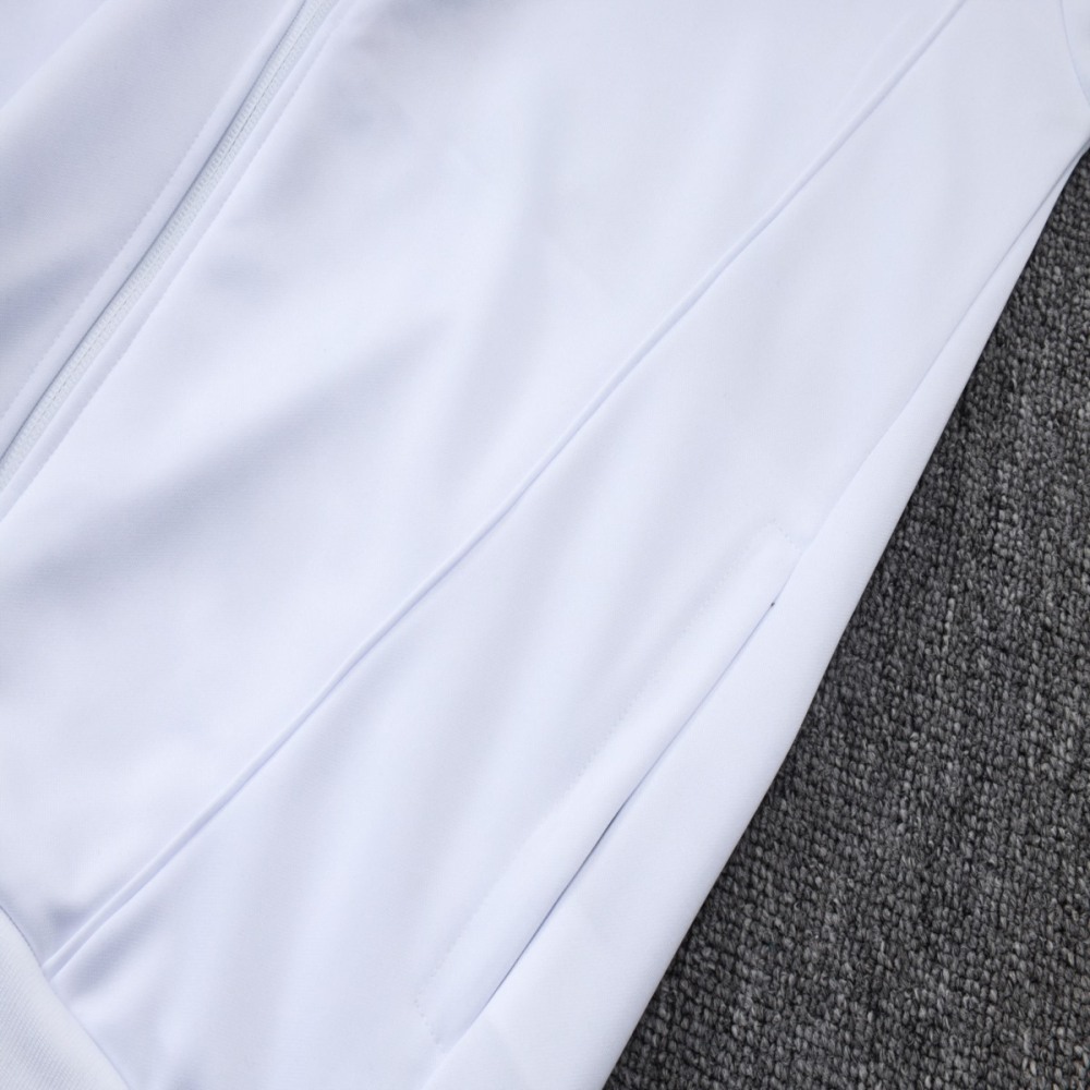 2026 Marseilles White Jacket Training Suit Set