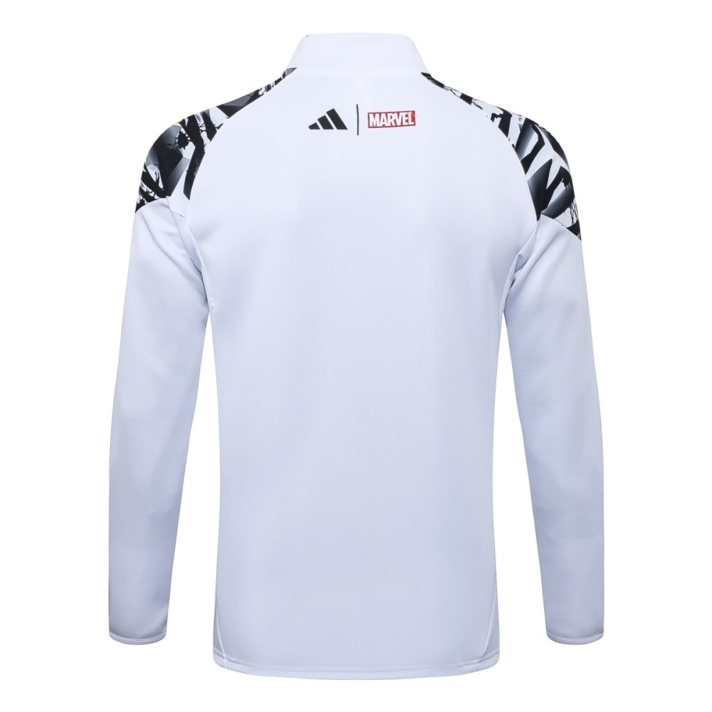 2026 Real Madrid White Jacket Training Suit Set