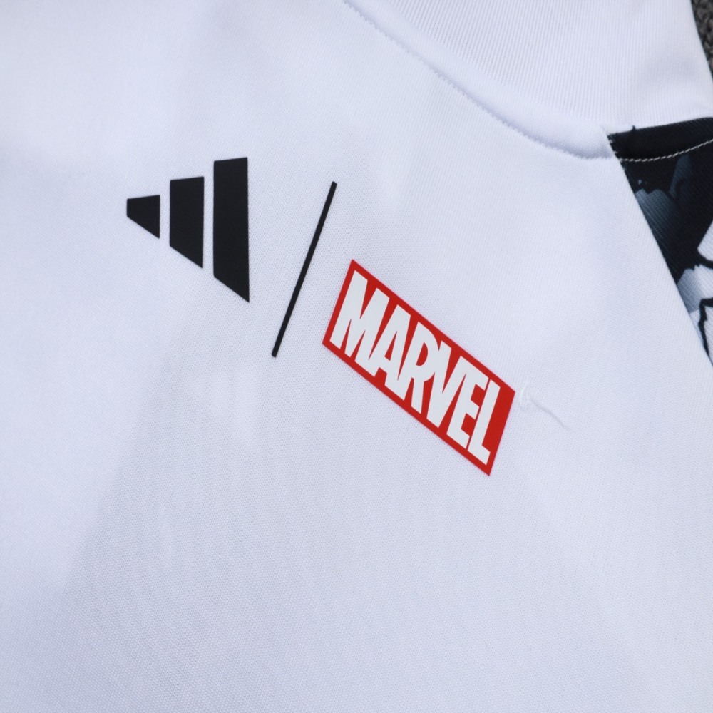 2026 Real Madrid White Jacket Training Suit Set