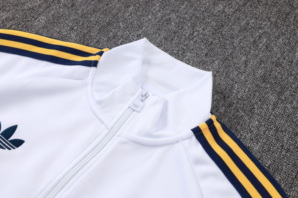 2026 Real Madrid White Jacket Training Suit Set