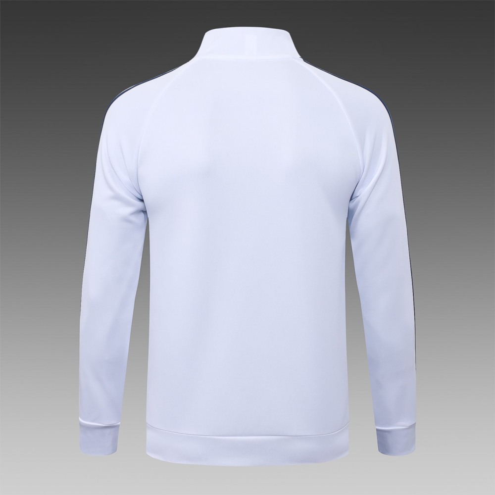 2026 Real Madrid White Jacket Training Suit Set