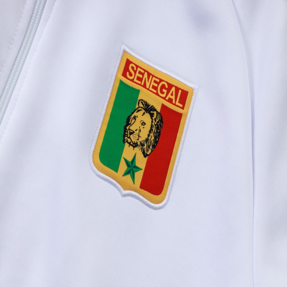 2026 Senegalese White Jacket Training Suit Set