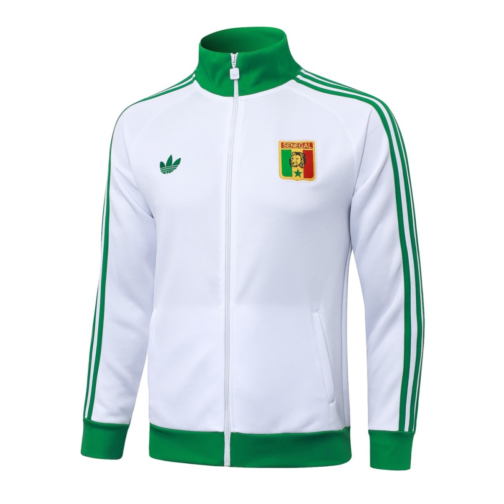 2026 Senegalese White Jacket Training Suit Set