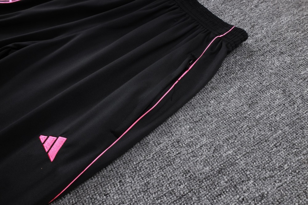 202526 Arsenal Black Long-sleeved half-pull training kit Football team kit