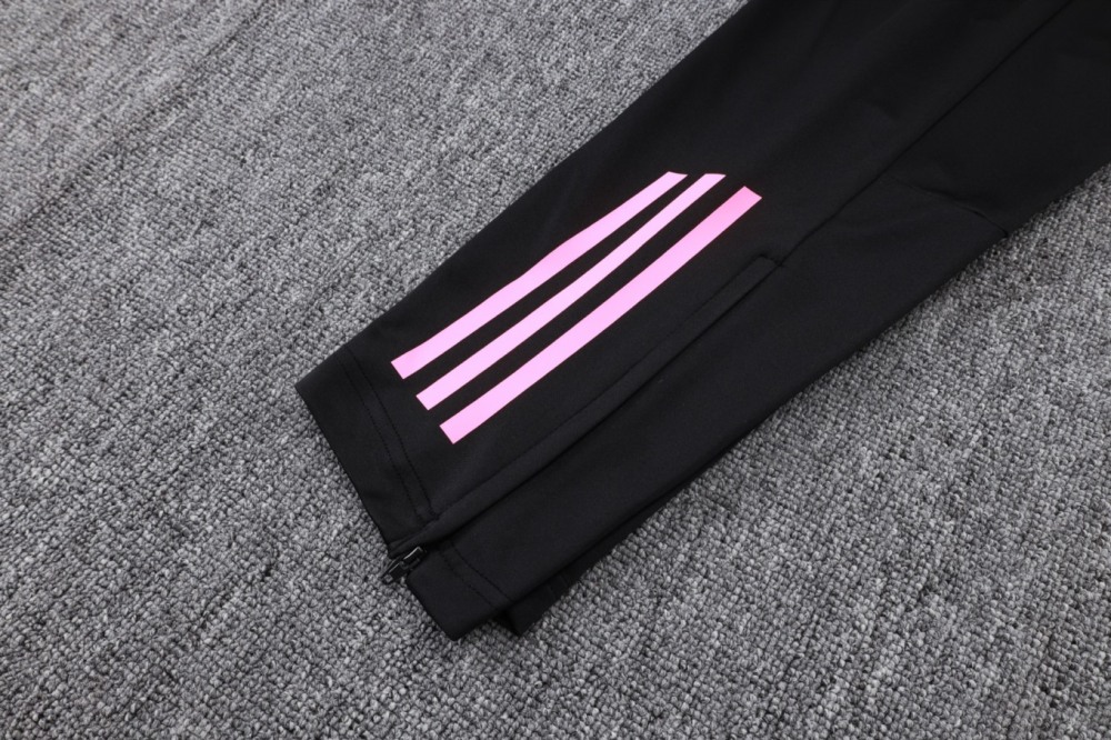 202526 Arsenal Black Long-sleeved half-pull training kit Football team kit