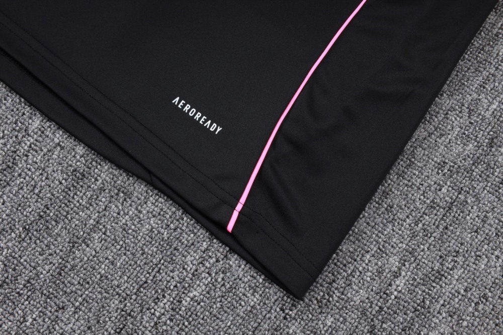 202526 Arsenal Black Long-sleeved half-pull training kit Football team kit