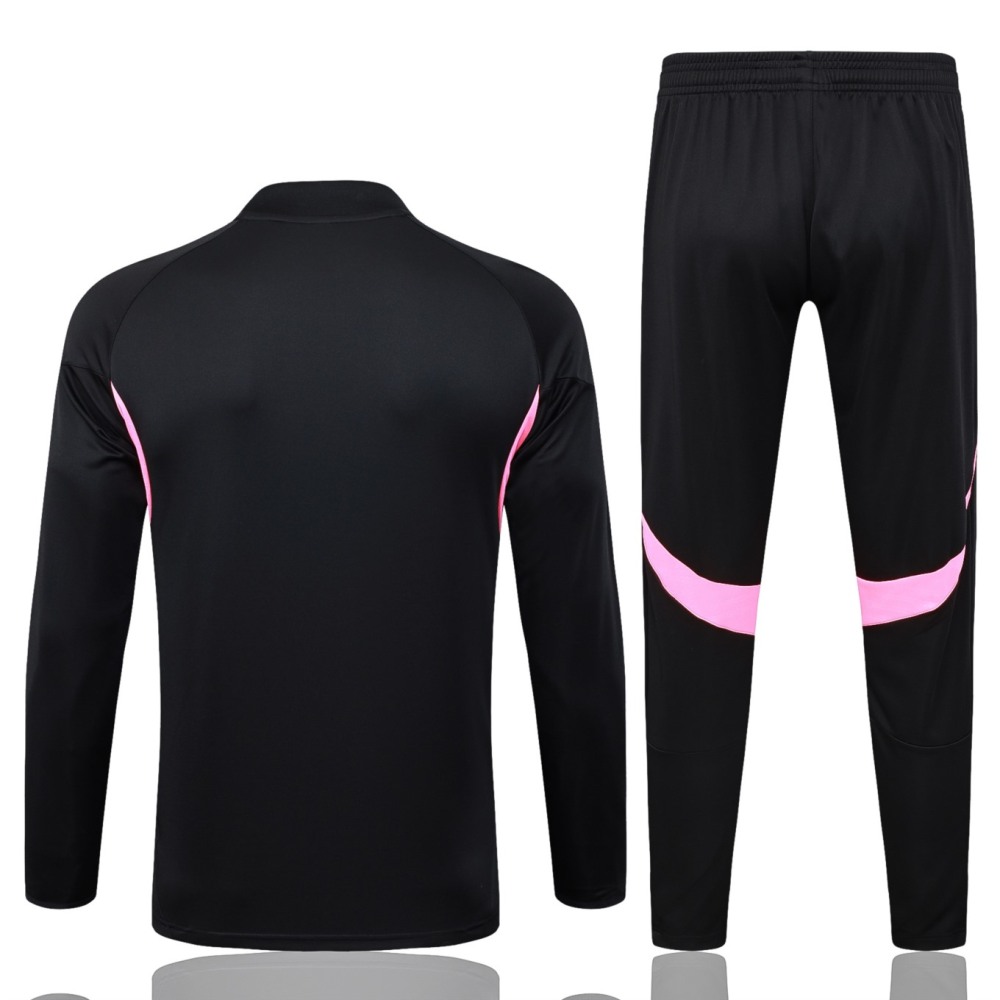 202526 Arsenal Black Long-sleeved half-pull training kit Football team kit