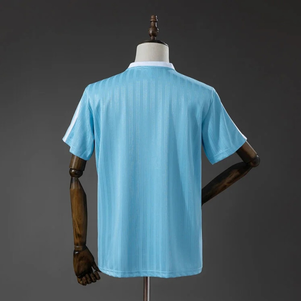 Retro Liverpool 1995 Sky Blue Jersey Fan Version