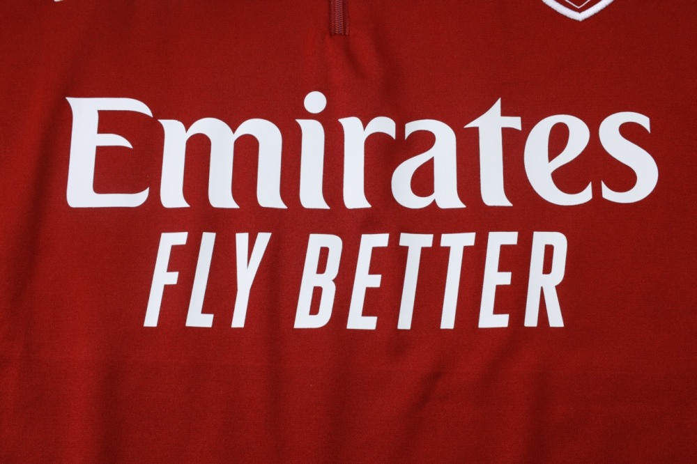 202526 Arsenal Red Long-sleeved half-pull training kit Football team kit
