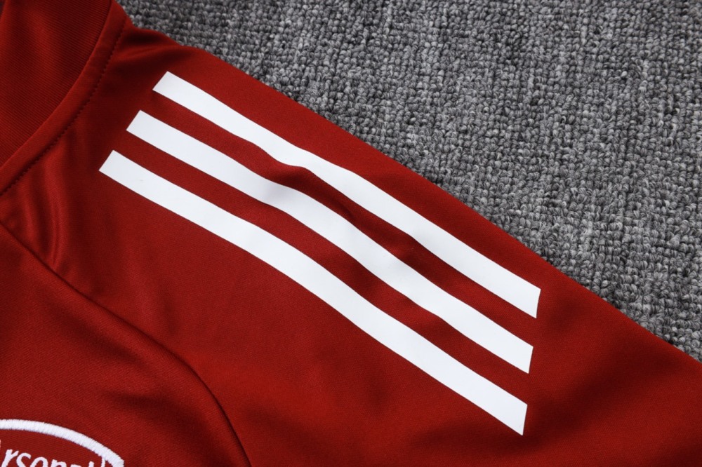 202526 Arsenal Red Long-sleeved half-pull training kit Football team kit