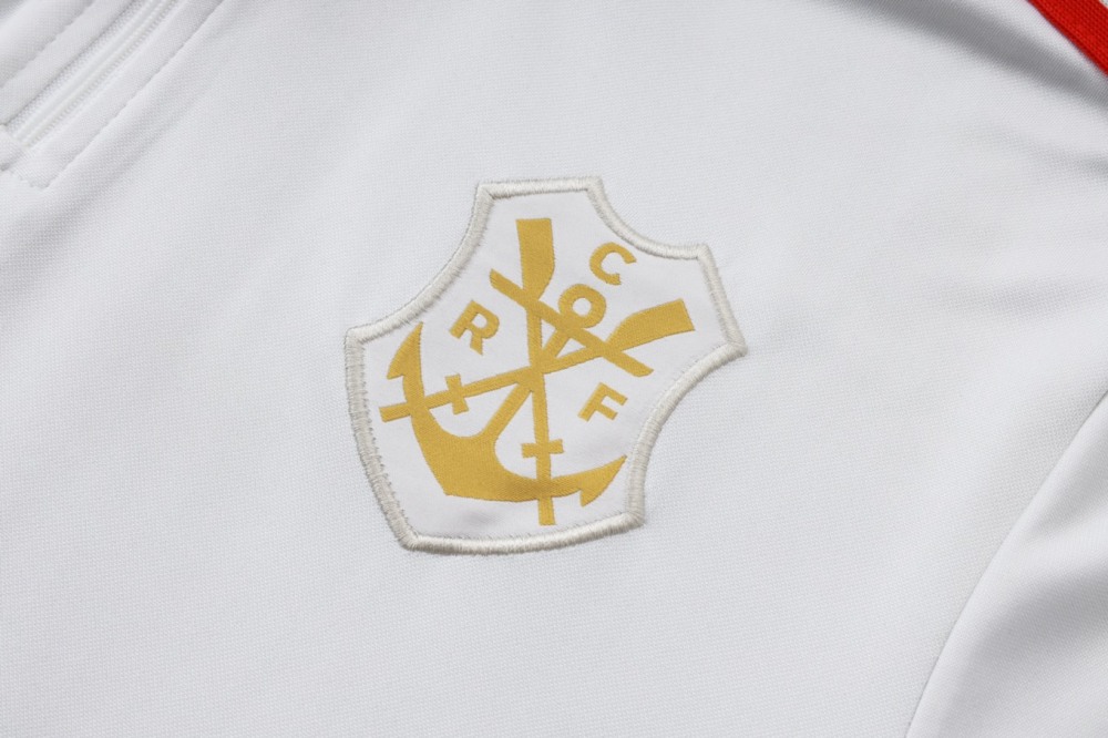 202526 Flamengo Light gray Long-sleeved half-pull training kit Football team kit