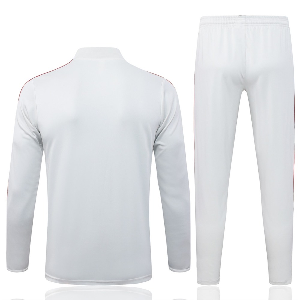202526 Flamengo Light gray Long-sleeved half-pull training kit Football team kit