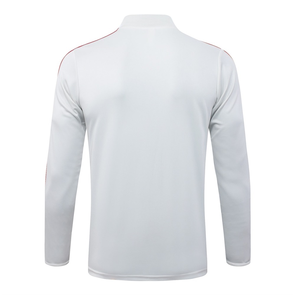 202526 Flamengo Light gray Long-sleeved half-pull training kit Football team kit