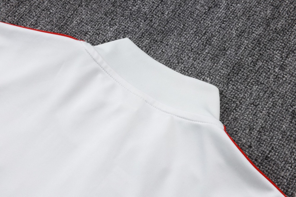 202526 Flamengo Light gray Long-sleeved half-pull training kit Football team kit