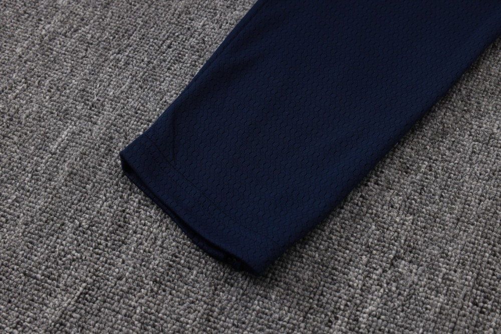 202526 Marseilles Cyan Long-sleeved half-pull training kit Football team kit