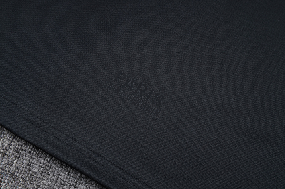 202526 PSG Dark grey Long-sleeved half-pull training kit Football team kit