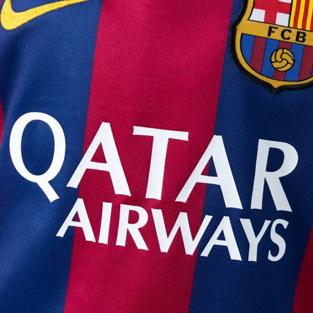 Retro Barcelona 14/15 kids home jersey Kid Kits Size 16-28