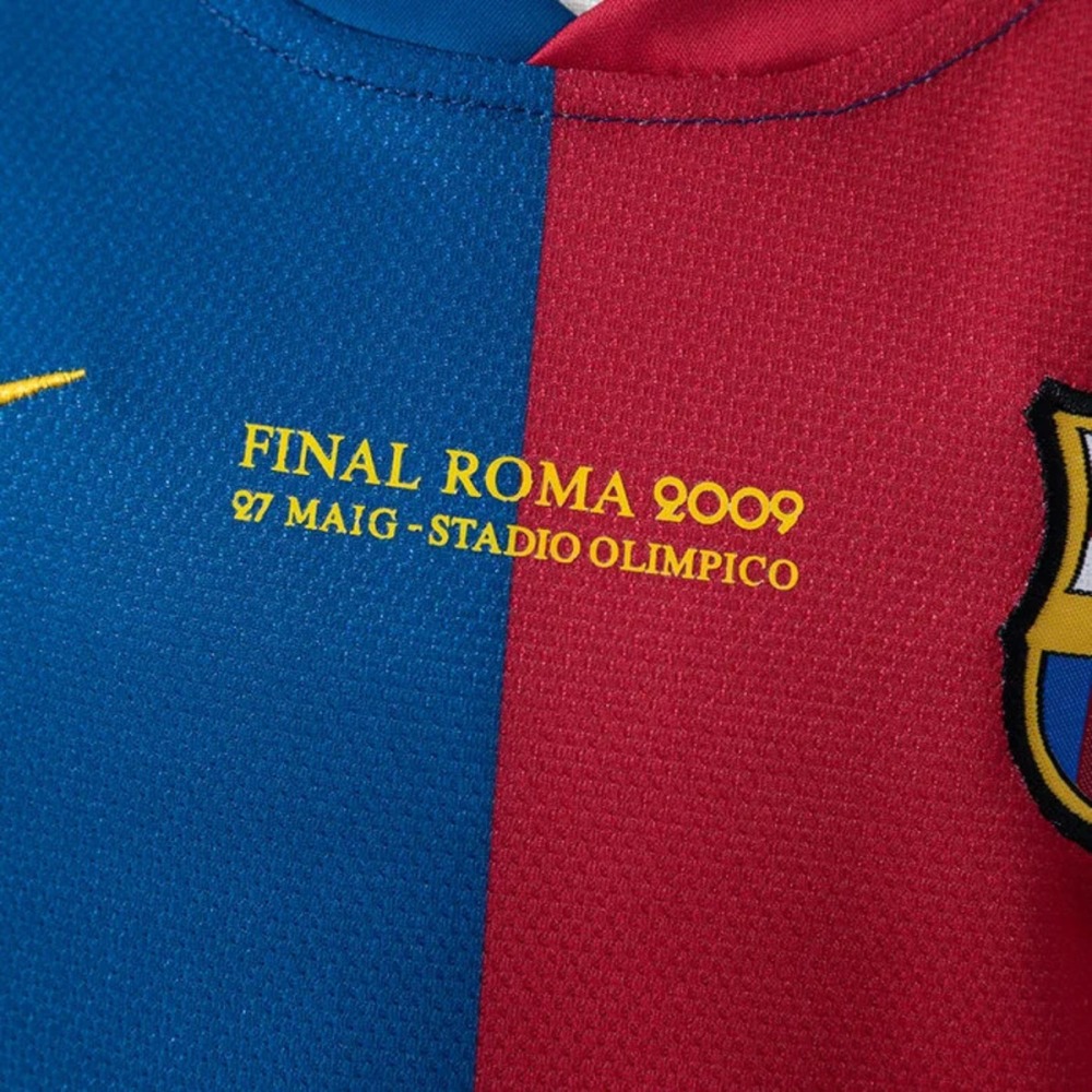 Retro Barcelona 2008/09 Home UCL Version Kid Kits
