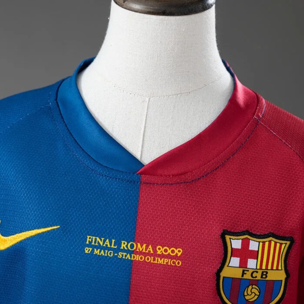 Retro Barcelona 2008/09 Home UCL Version Kid Kits