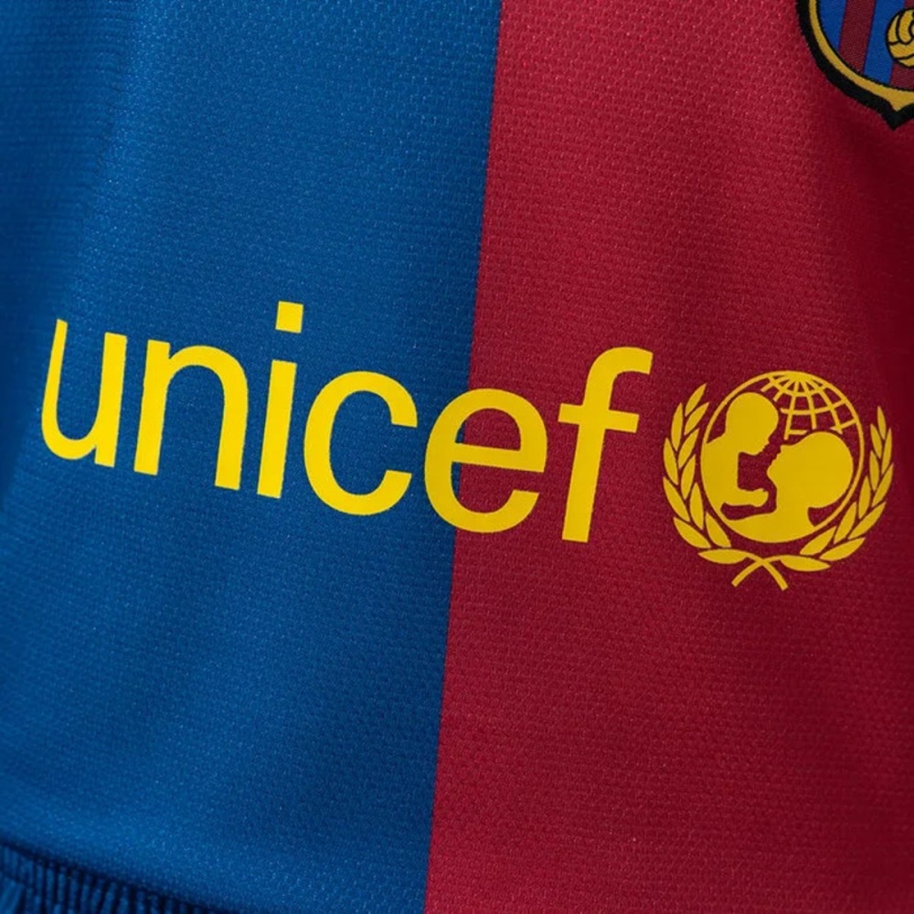 Retro Barcelona 2008/09 Home UCL Version Kid Kits