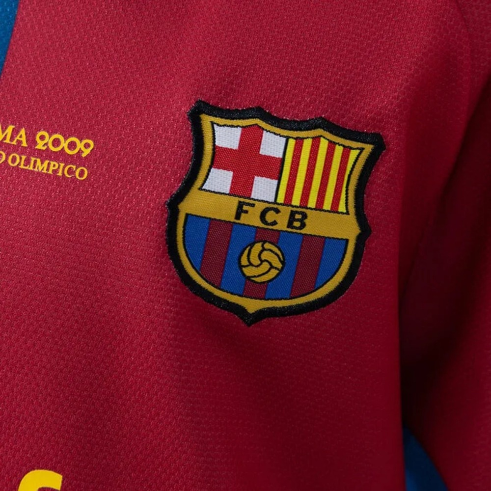 Retro Barcelona 2008/09 Home UCL Version Kid Kits