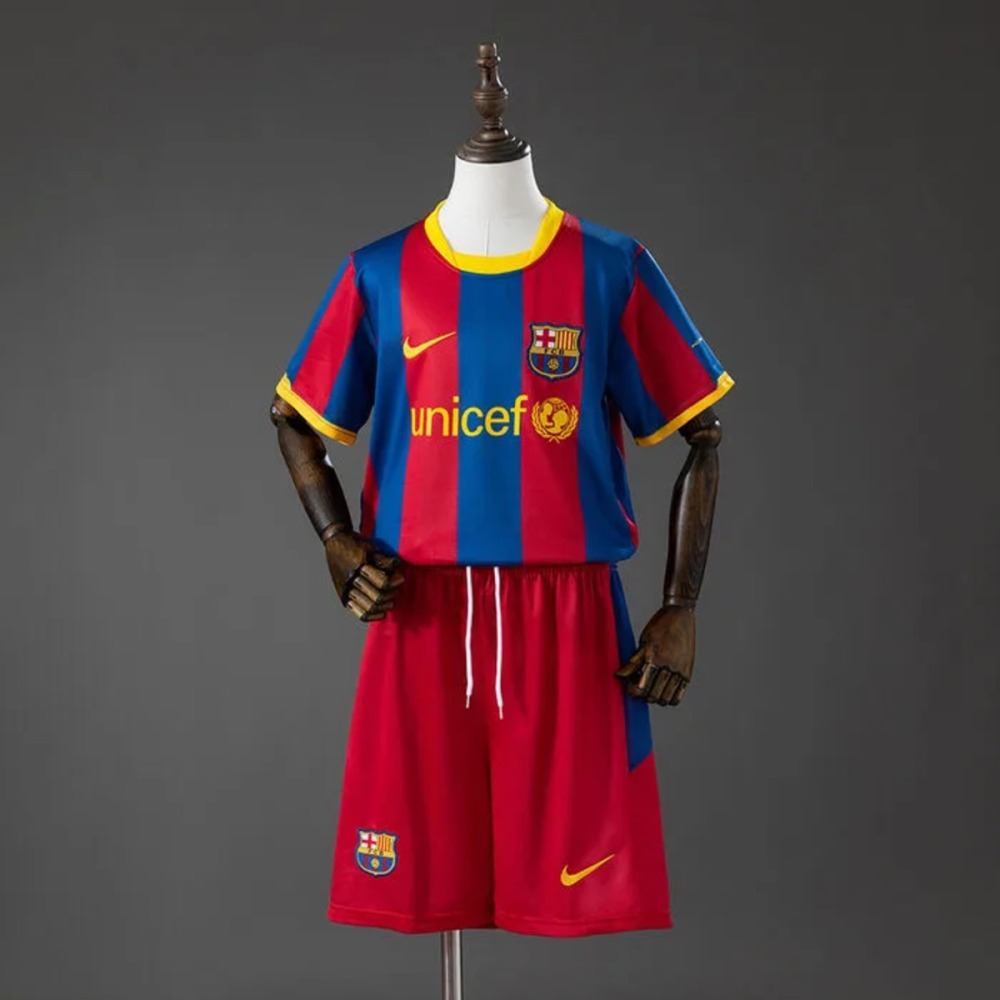 Retro Barcelona 2010/11 Home Kid Kits