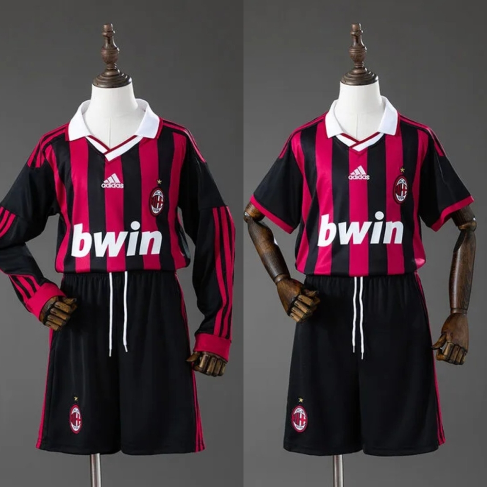 Retro AC Milan 2009/10 Home Kid Kits