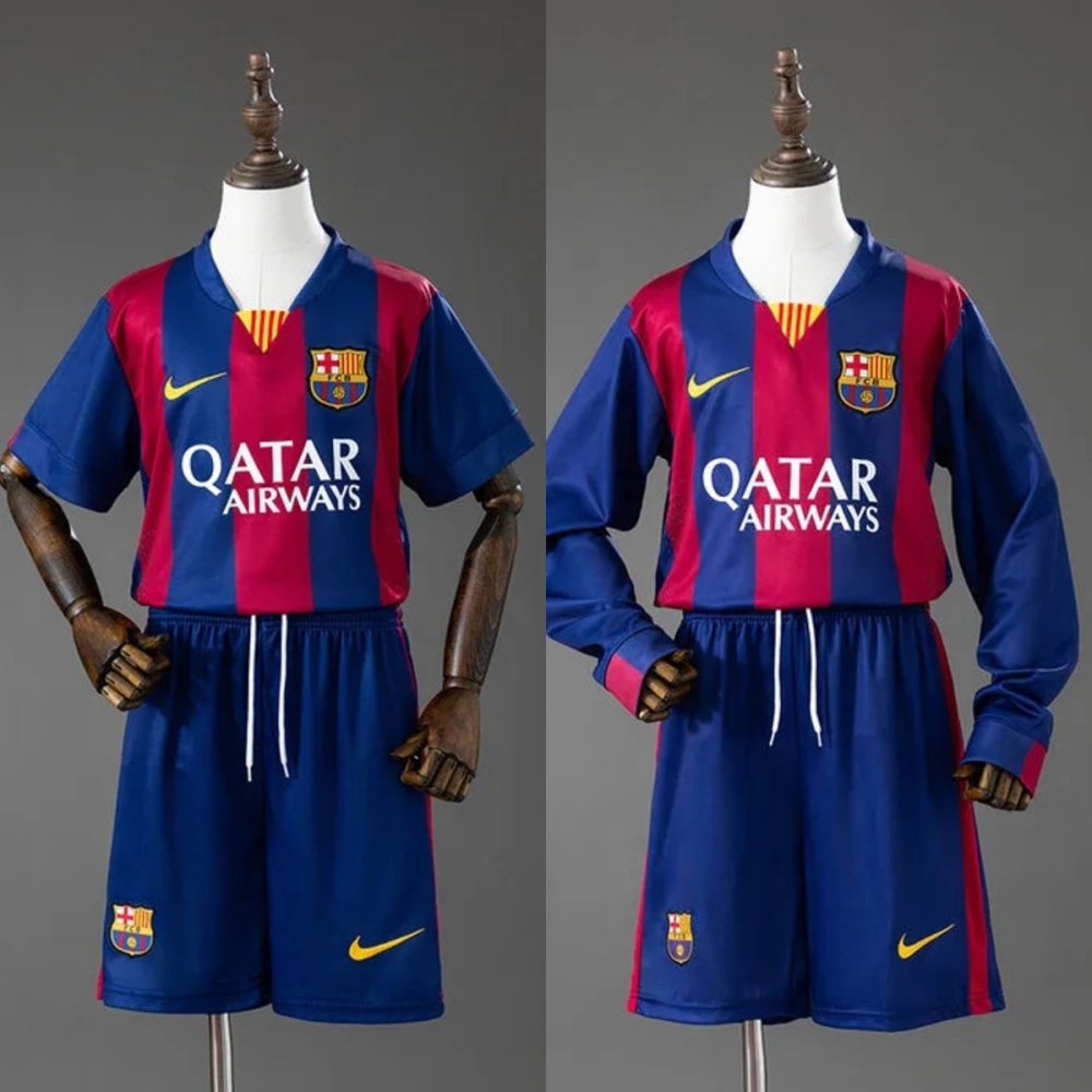 Retro Barcelona 2014/15 Home Kid Kits