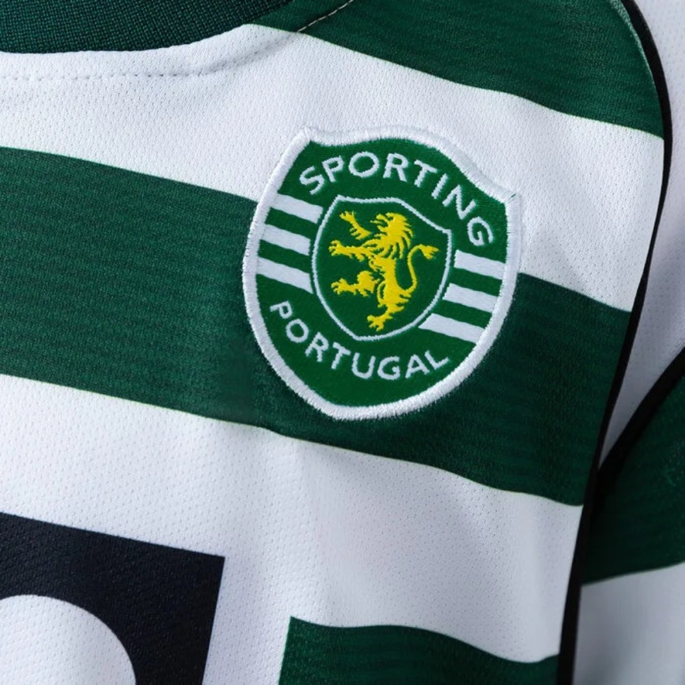 Retro Sporting Lisbon 2001/03 Home Kid Kits Long Sleeve