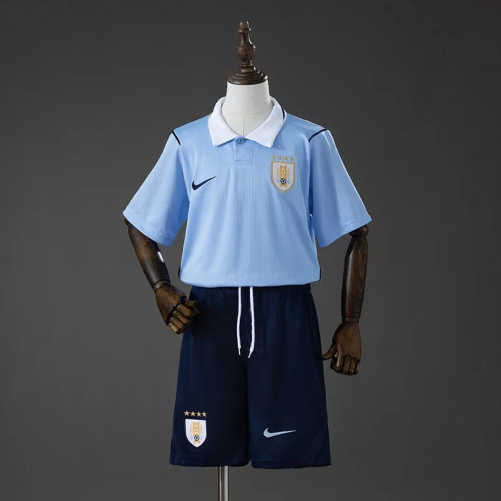 Uruguay 2026 World Cup Home Kid Kits