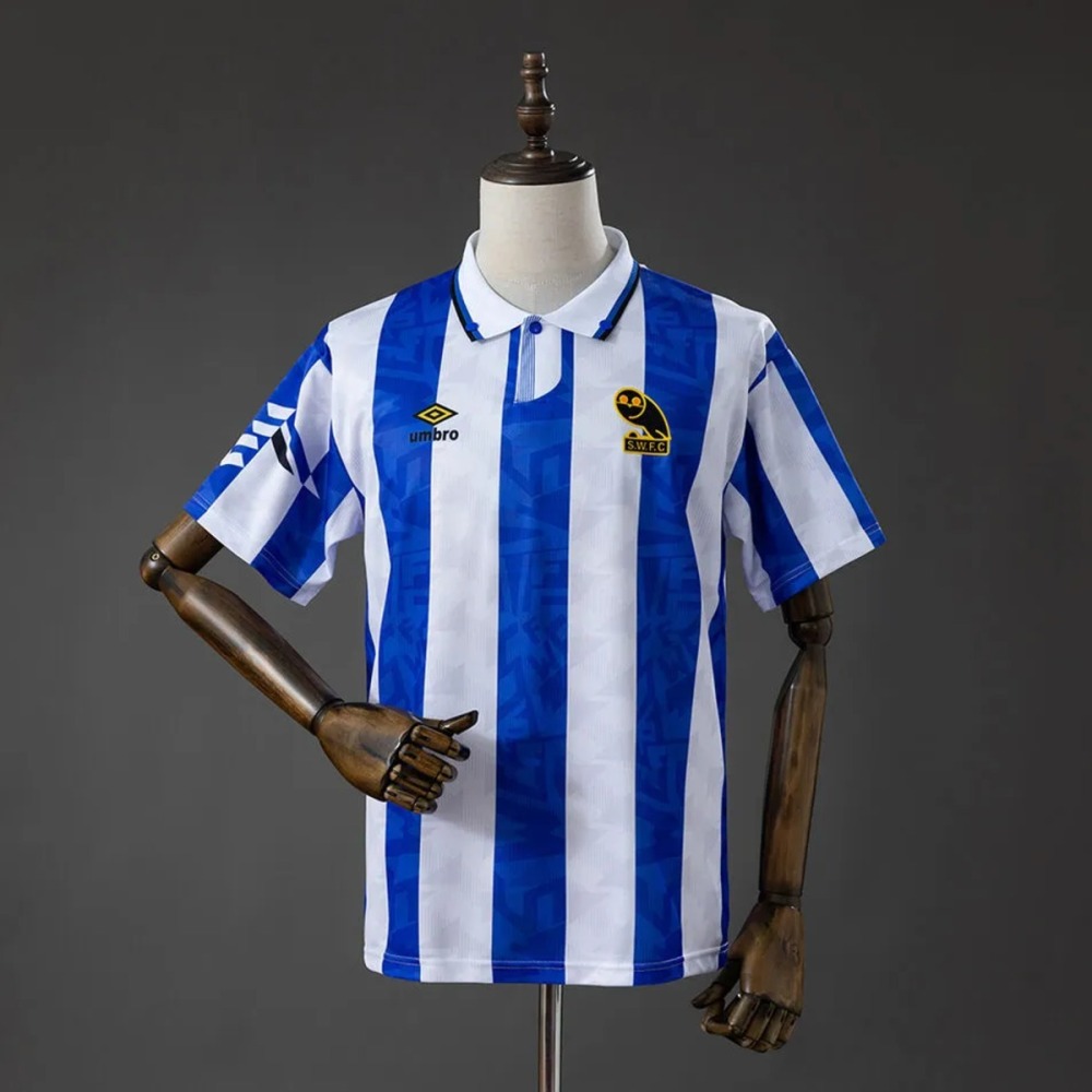 Retro Sheffield Wednesday F.C. 1991 Home Jersey Fan Version