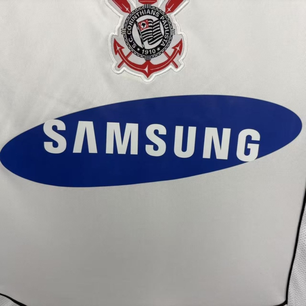 Retro 2005/06 Corinthians White Jersey Fan Version