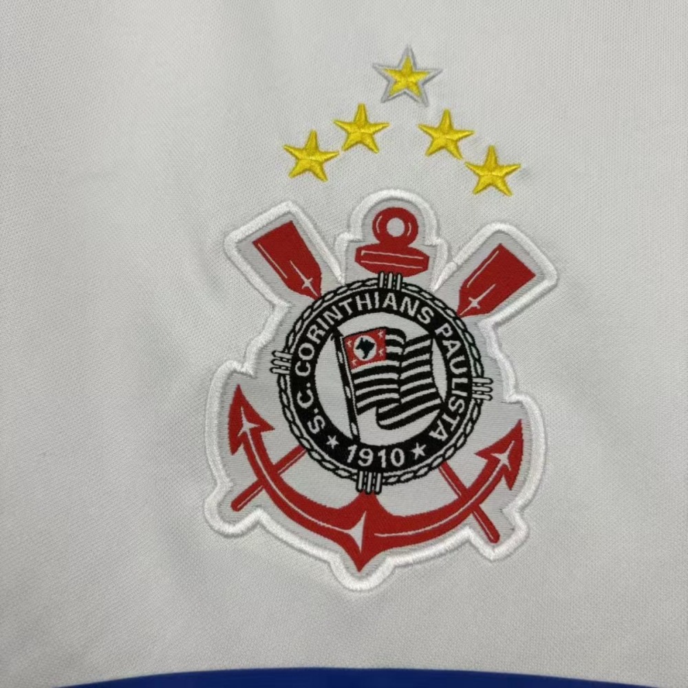 Retro 2005/06 Corinthians White Jersey Fan Version