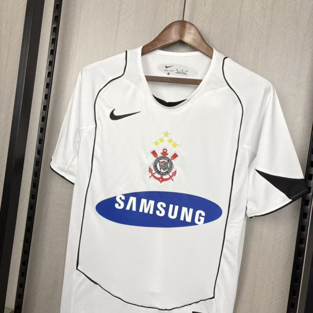 Retro 2005/06 Corinthians White Jersey Fan Version