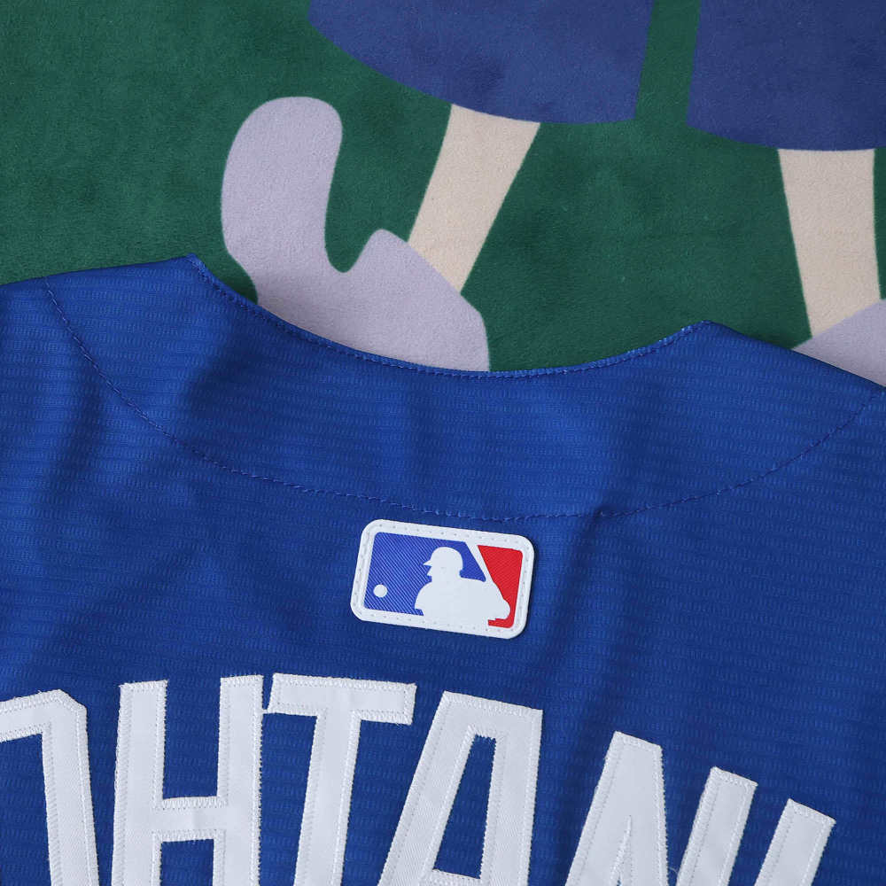 MLB LosAngeles Dodgers Blue Jesrey Flower Edition OHTANI #17