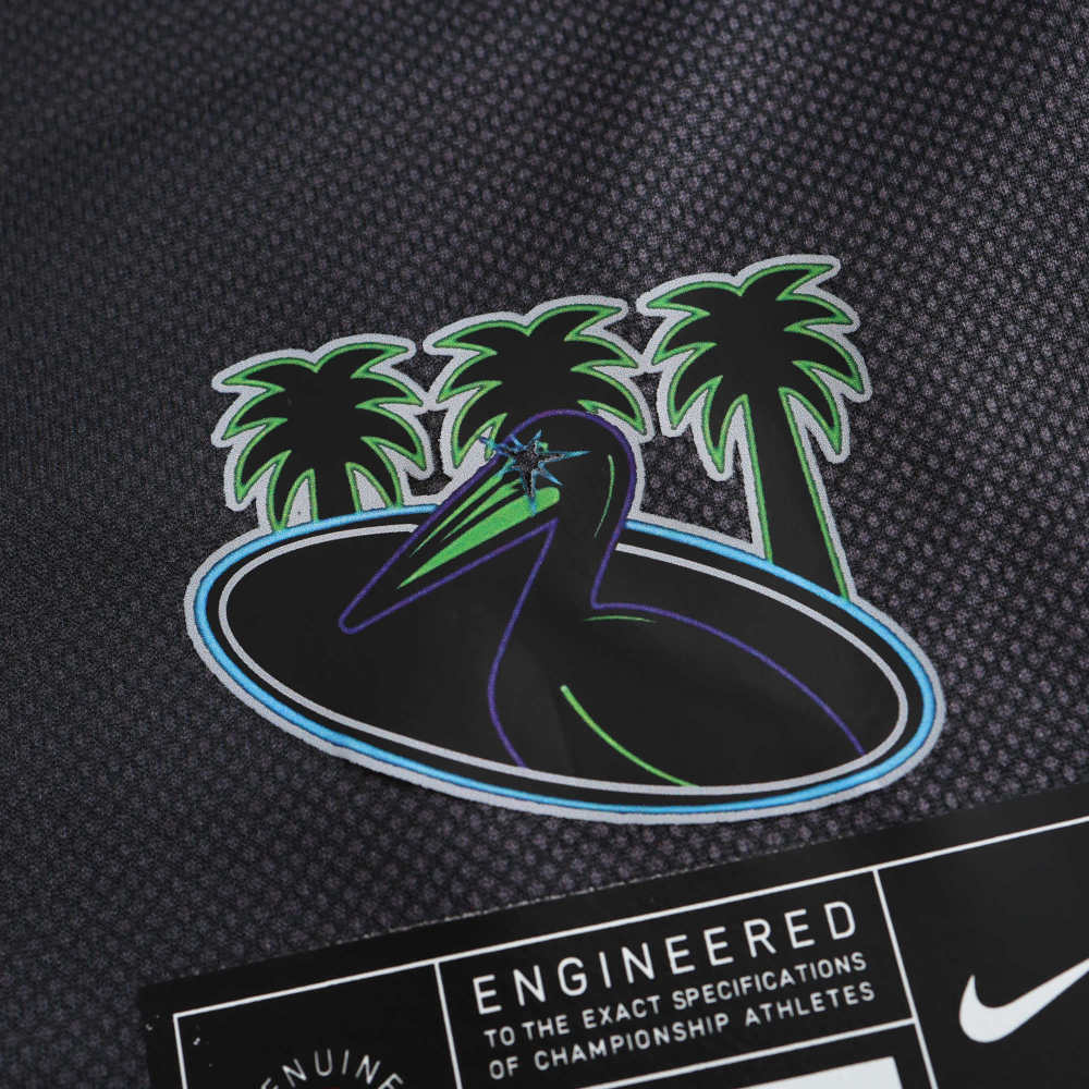 MLB Tampa Bay Devil Rays Black Jersey