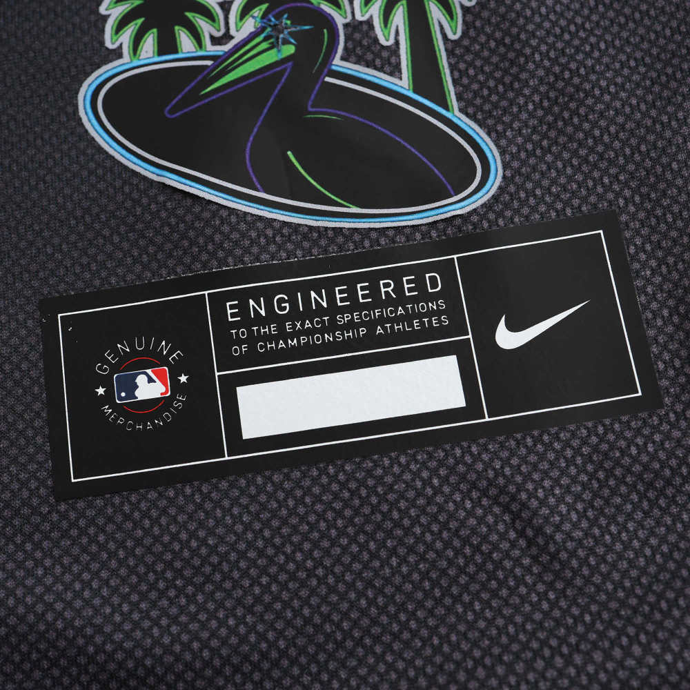 MLB Tampa Bay Devil Rays Black Jersey
