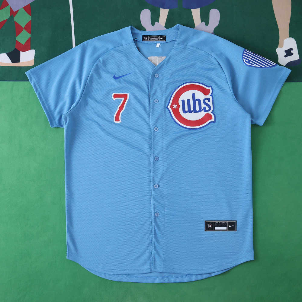 MLB MLB Chicago Cubs Blue Jesrey