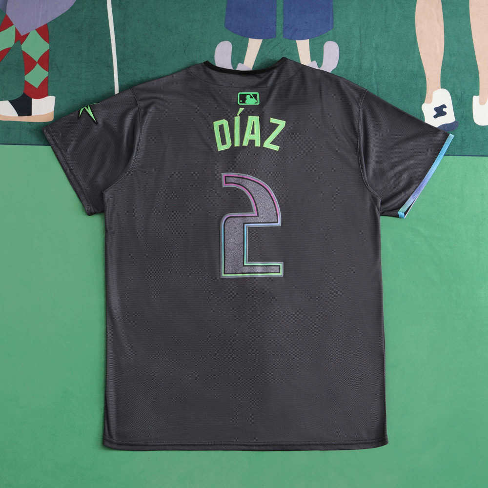 MLB Tampa Bay Devil Rays Black Jersey