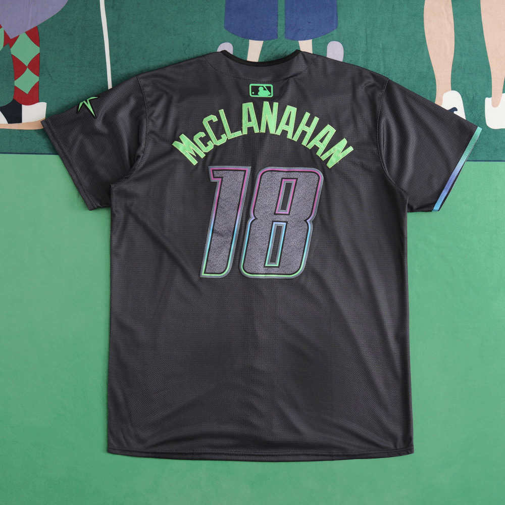 MLB Tampa Bay Devil Rays Black Jesrey