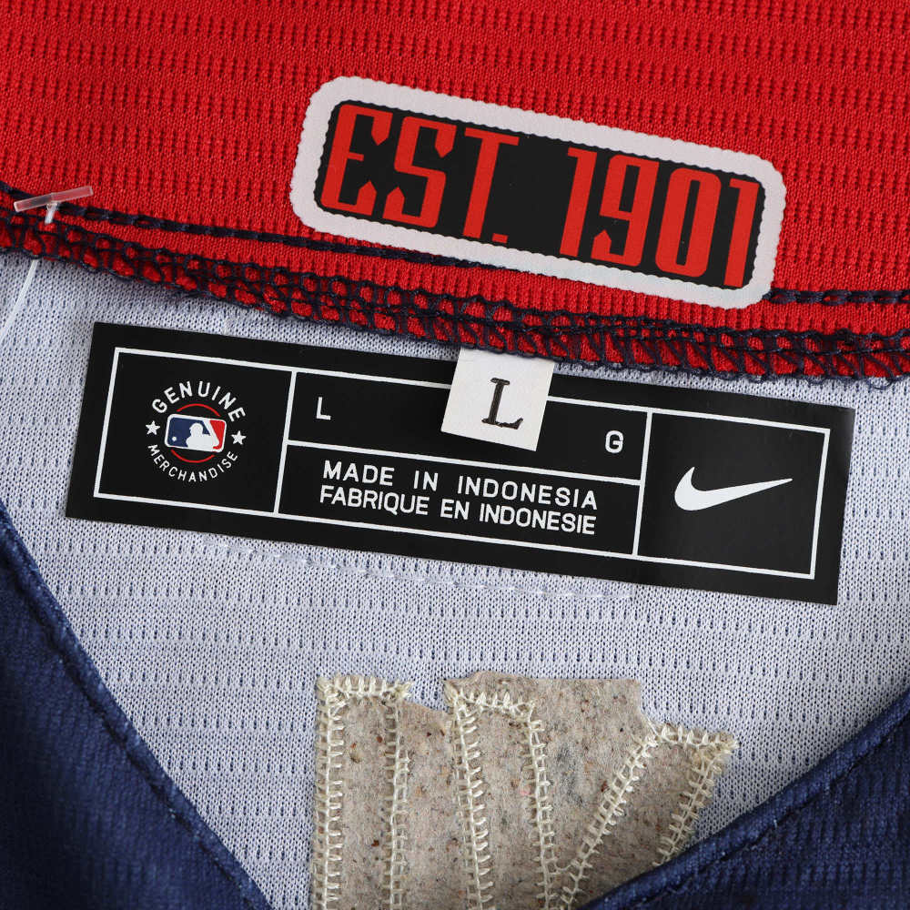 MLB Cleveland Guardians Navy Blue Jesrey